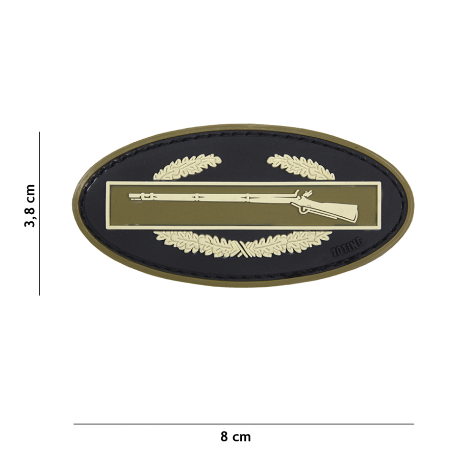 Embleem 3D PVC Infantry coyote #17038