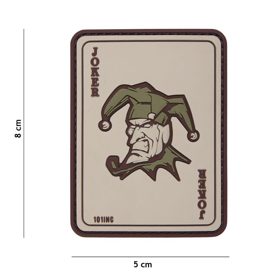 Embleem 3D PVC Joker coyote #18086