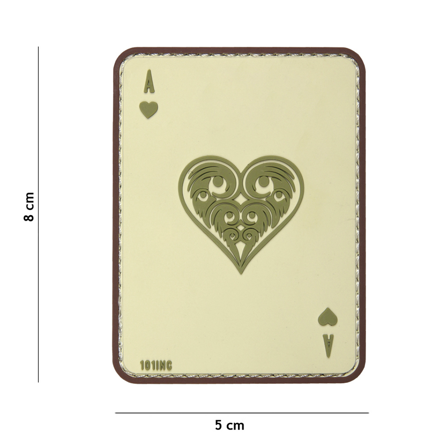 Embleem 3D PVC harten aas coyote #19016