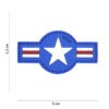Embleem 3D PVC U.S. Air Force blauw #18072