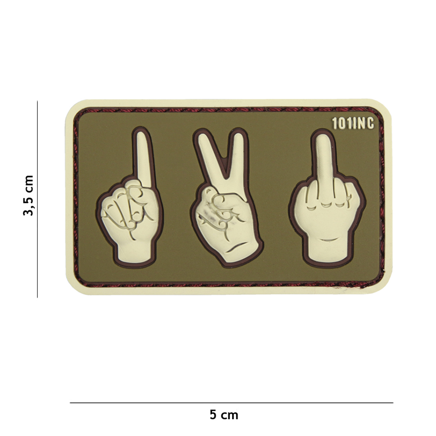 Embleem 3D PVC one