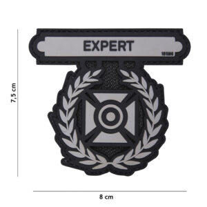 Embleem 3D PVC Expert grijs #17064