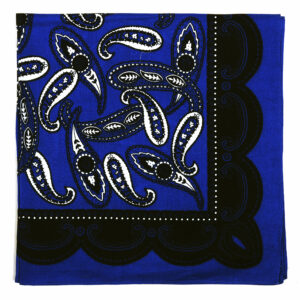 Bandana patroon blauw #131