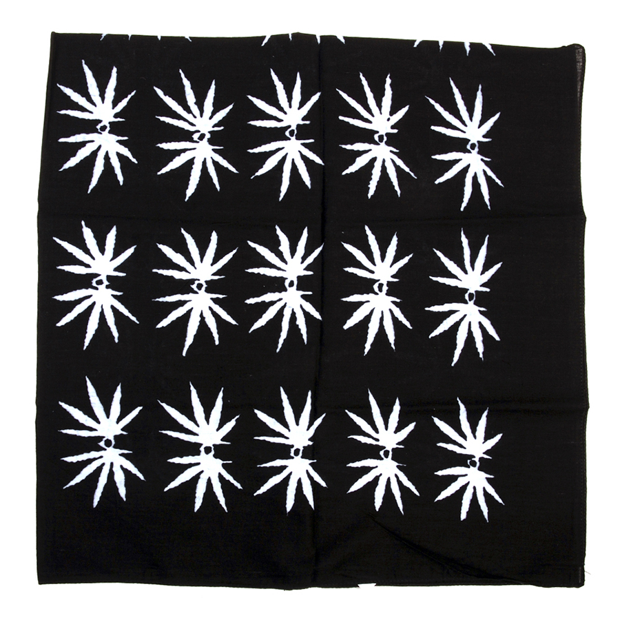 Bandana groot wietblad #151