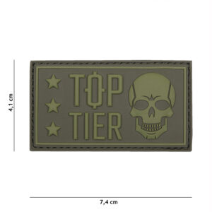 Embleem 3D PVC Top Tier groen #19024