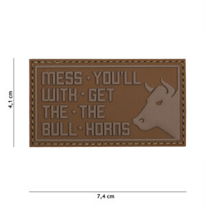Embleem 3D PVC Mess you'll coyote #19028