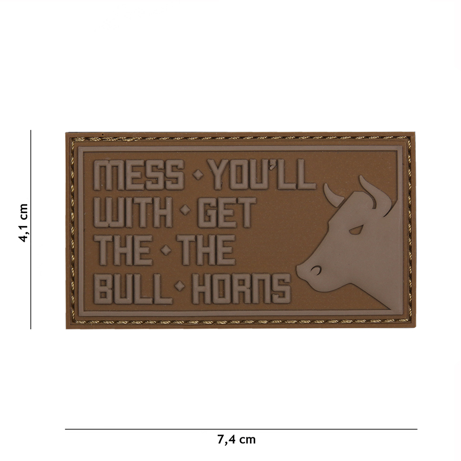 Embleem 3D PVC Mess you'll coyote #19028