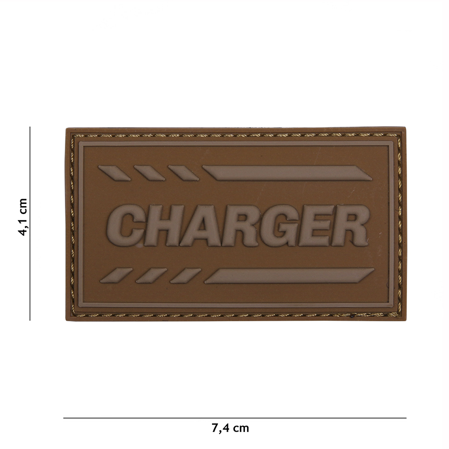 Embleem 3D PVC Charger coyote #19039