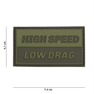 Embleem 3D PVC High speed groen #16116
