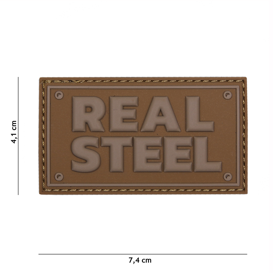 Embleem 3D PVC Real steel coyote #17007
