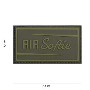 Embleem 3D PVC Air Softie groen #19037