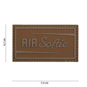 Embleem 3D PVC Air Softie coyote #19036