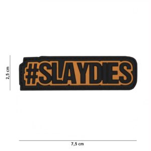Embleem 3D PVC Slaydies oranje #19041