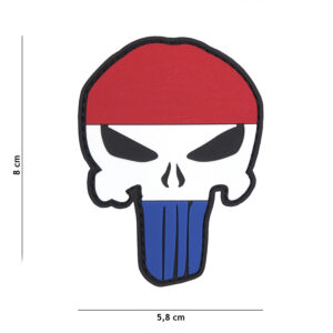 Embleem 3D PVC Punisher Nederland #12055
