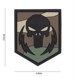Embleem 3D PVC Punisher thunder strokes woodland #9023