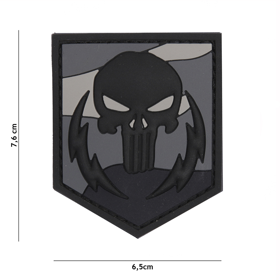 Embleem 3D PVC Punisher thunder strokes night #12069