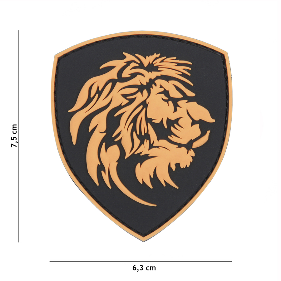 Embleem 3D PVC Nederlandse leeuw #20028