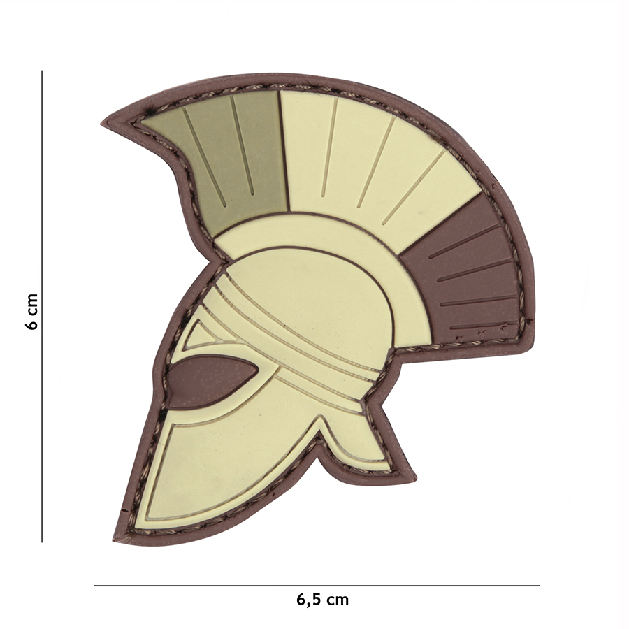 Embleem 3D PVC Spartaanse helm #20034