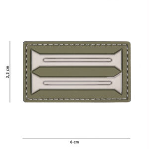 Embleem 3D PVC Duitse Insignia groen #20040