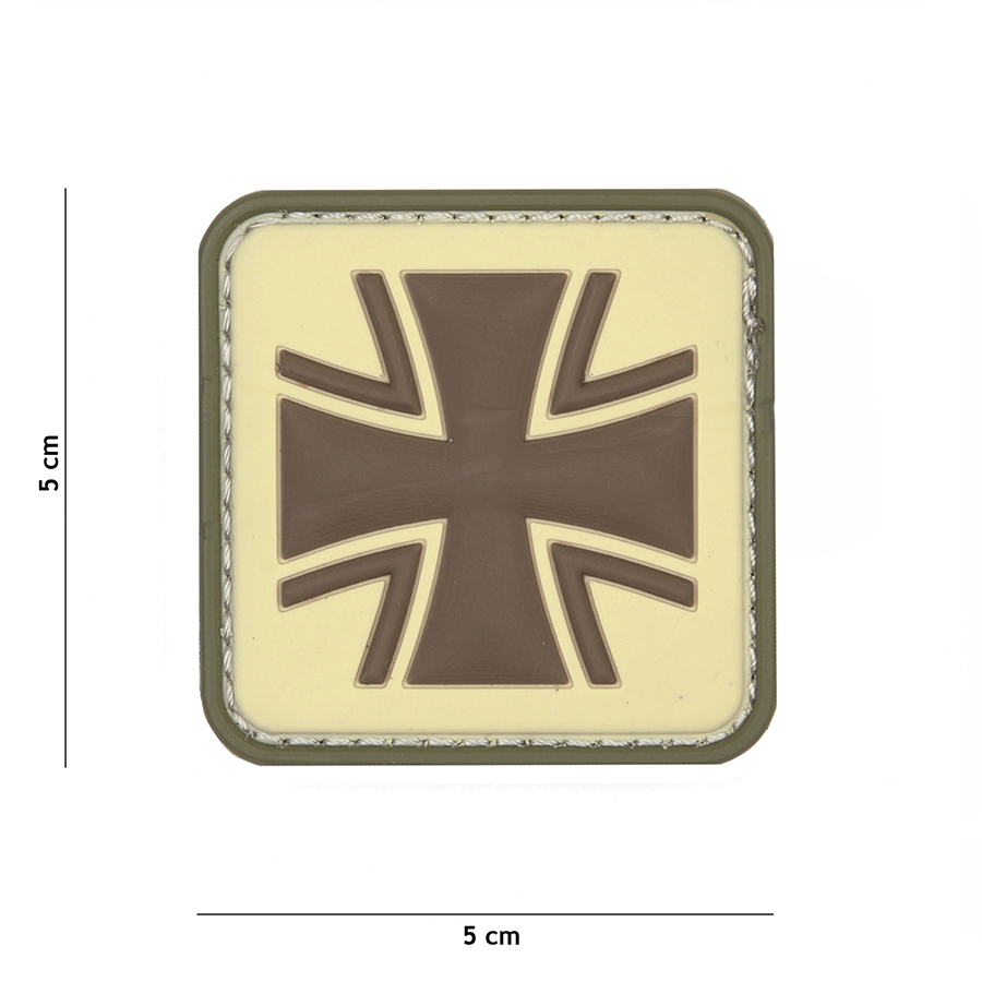 Embleem 3D PVC Duits kruis coyote #20059