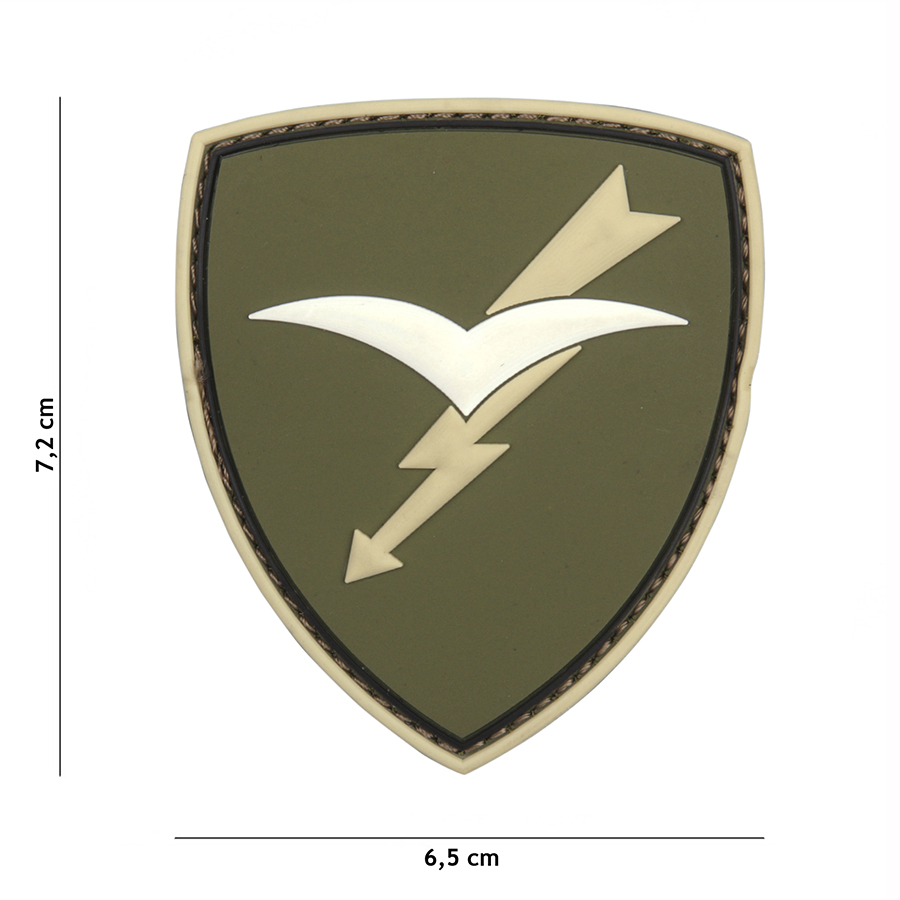 Embleem 3D PVC Paratroopers Brigade Folgore groen #20063