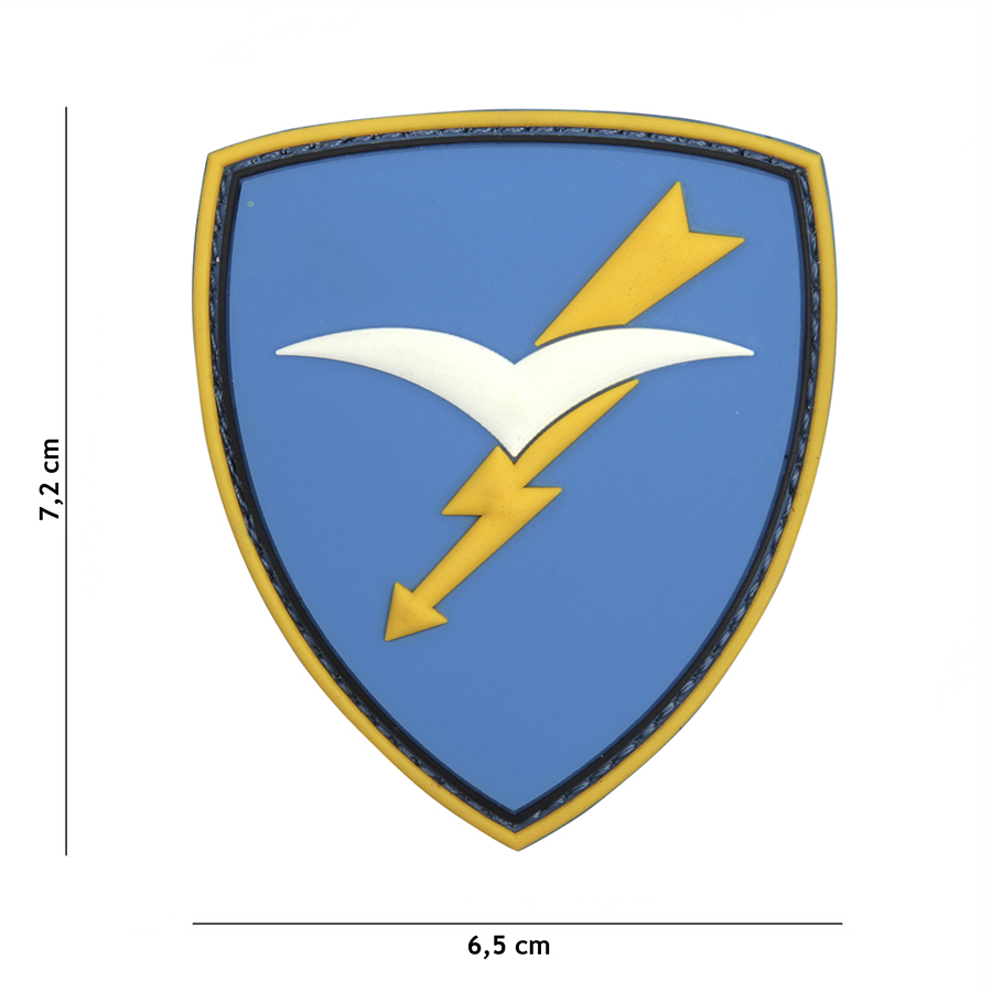 Embleem 3D PVC Paratroopers Brigade Folgore blauw #20064