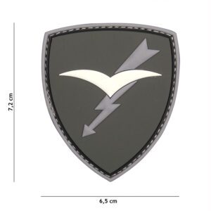 Embleem 3D PVC Paratroopers Brigade Folgore grijs #20065
