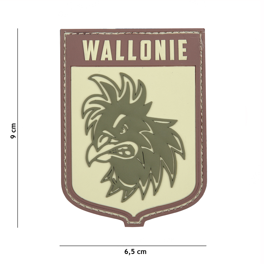 Embleem 3D PVC Wallonie #11101