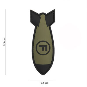 Embleem 3D PVC F. Bom groen #11116