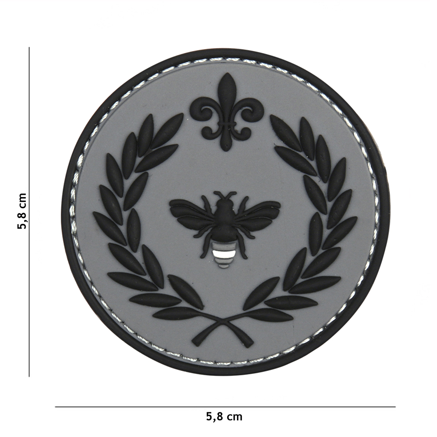 Embleem 3D PVC Napoleon bij grijs #11129