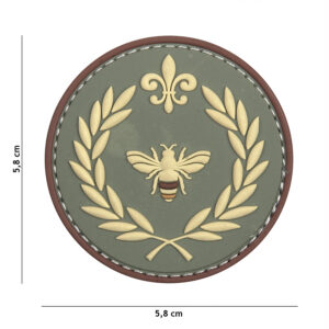 Embleem 3D PVC Napoleon bij groen #11130