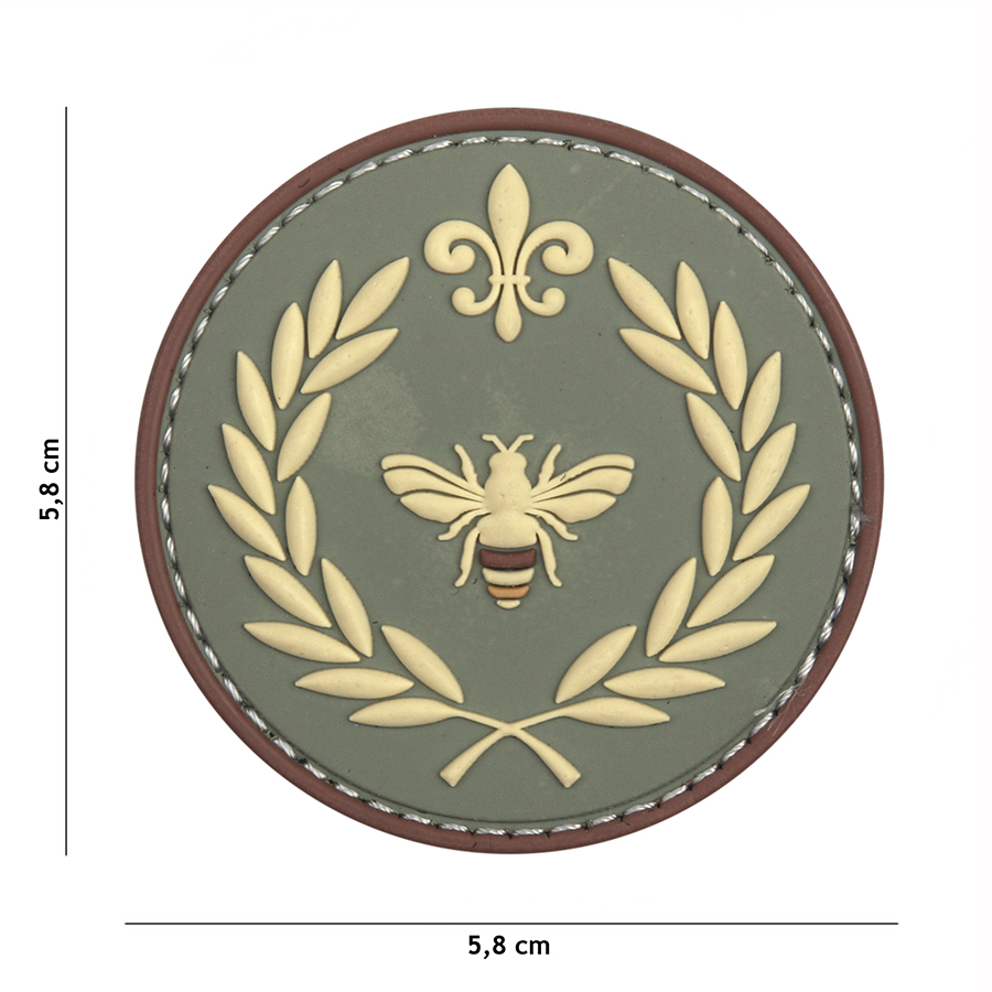 Embleem 3D PVC Napoleon bij groen #11130