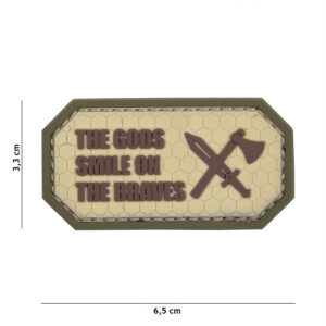 Embleem 3D PVC The Gods smile on the braves coyote #11142