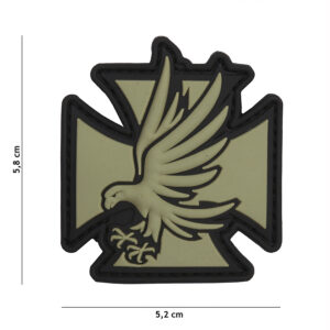 Embleem 3D PVC Iron Eagle groen #9021