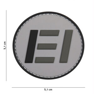 Embleem 3D PVC Esercito EI grijs #9028