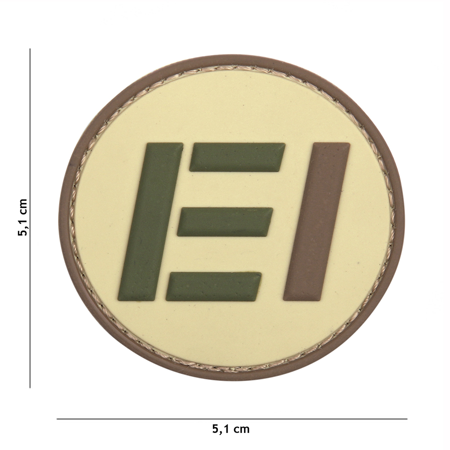 Embleem 3D PVC Esercito EI coyote #12073