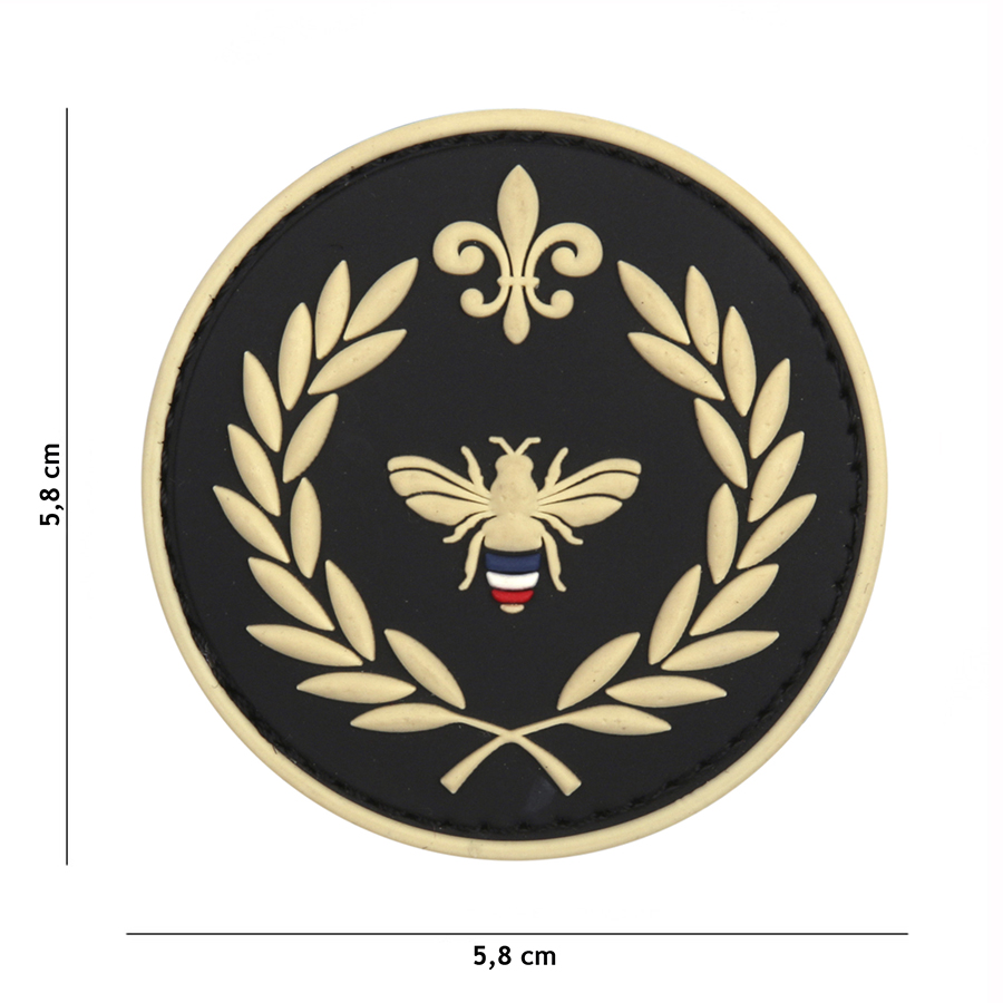 Embleem 3D PVC Napoleon bij zwart #9048