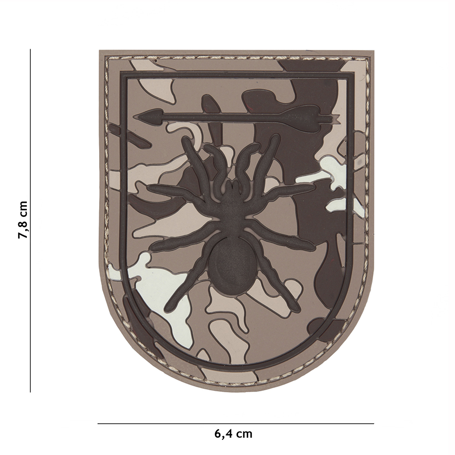 Embleem 3D PVC Special Forces spin bruin #12079