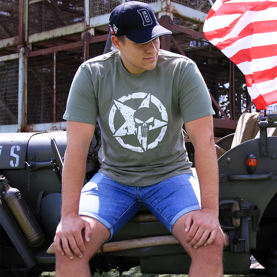 T-shirt Allied Star - punisher T-shirt Allied Star - punisher