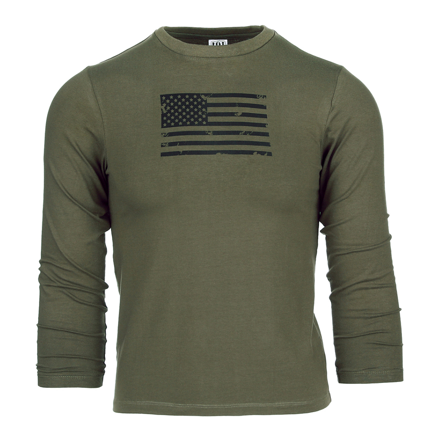 Kinder t-shirt USA lange mouw