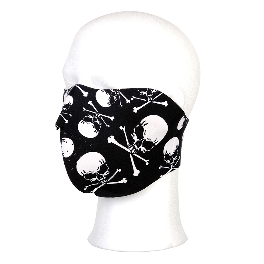 Biker mask half face skull and bones #114 Biker mask half face skull and bones #114