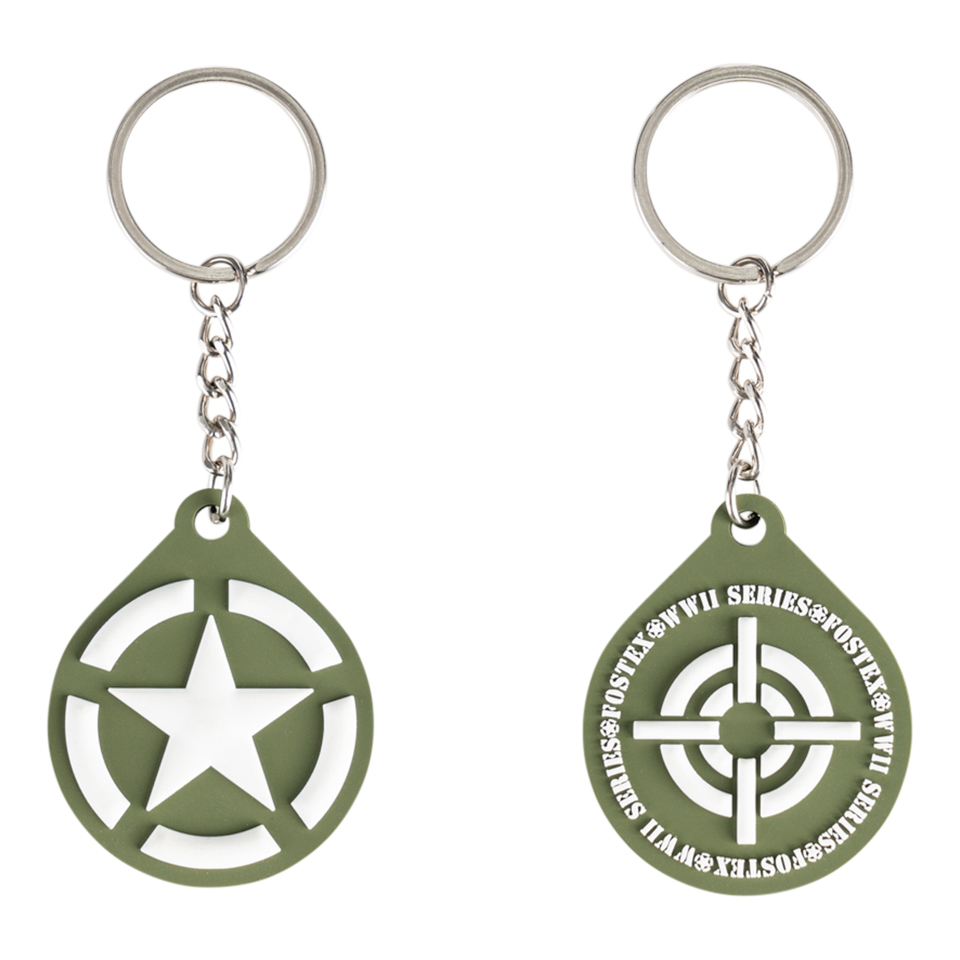 Sleutelhanger 3D PVC Allied Star Fostex WWII Series #121 Sleutelhanger 3D PVC Allied Star Fostex WWII Series #121