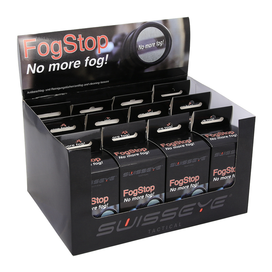 SwissEye Fog-Stop display á 12 doosjes