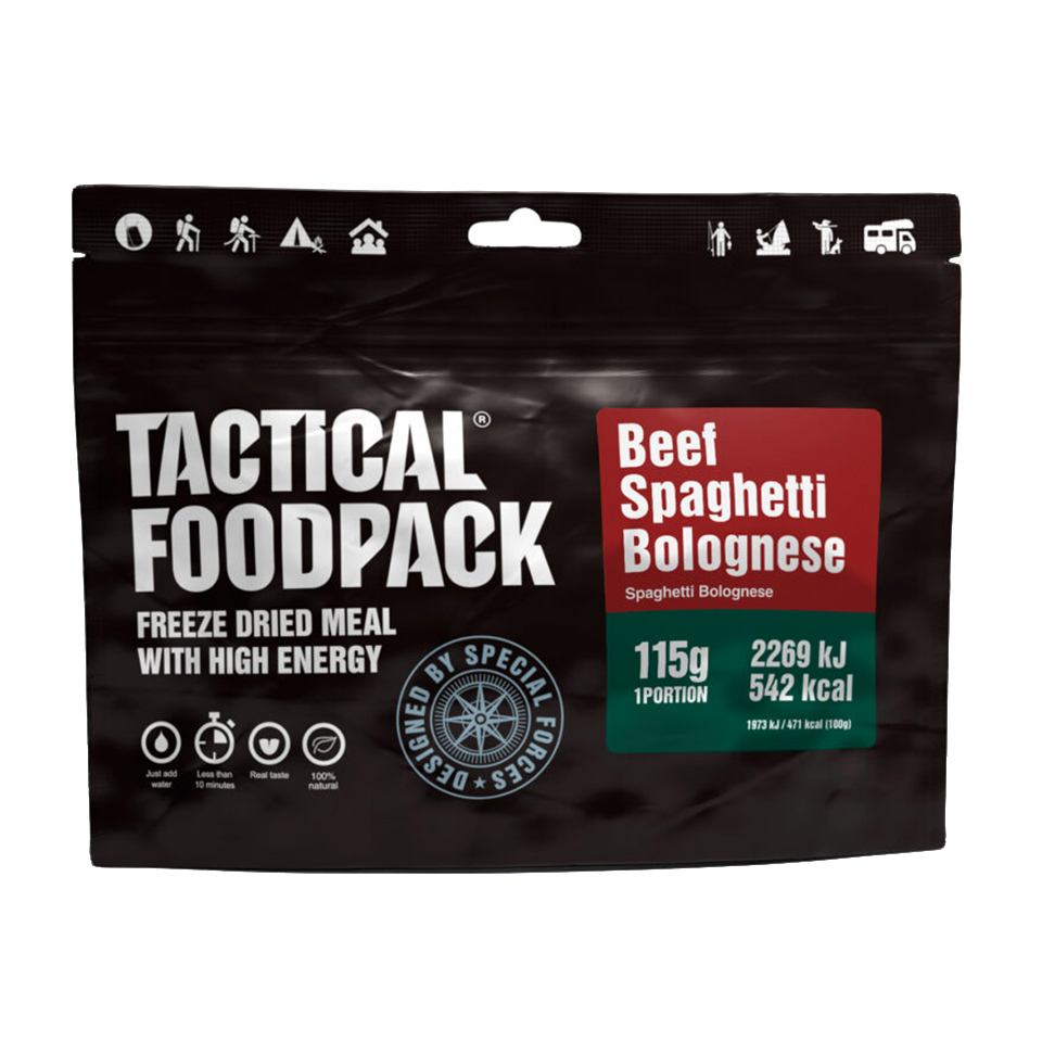 Tactical Foodpack Beef Spaghetti Bolognese 115g