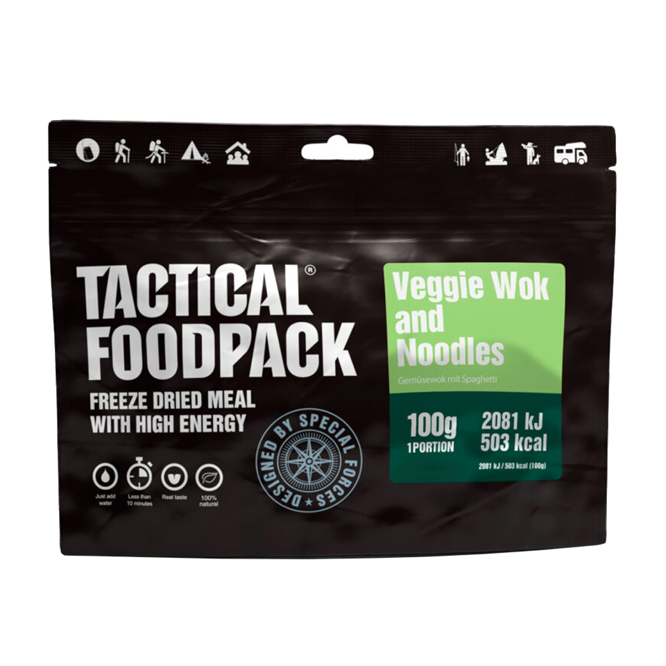 Tactical Foodpack Veggie Wok and Noodles 100g Tactical Foodpack Veggie Wok and Noodles 100g