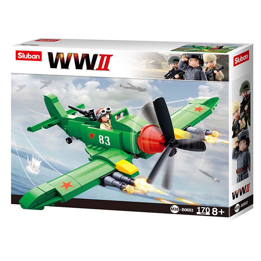 Sluban WWII Allied Ground-Attack Aircraft M38-B0683 #16093