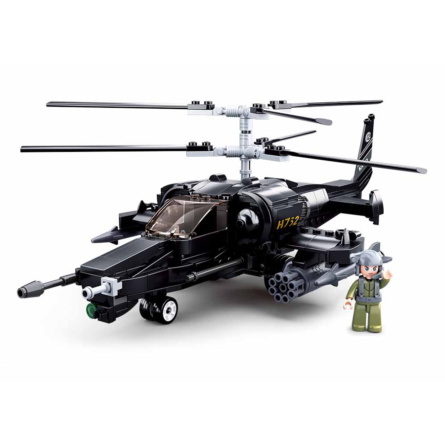 Sluban Combat helicopter M38-B0752 #16167 Sluban Combat helicopter M38-B0752 #16167