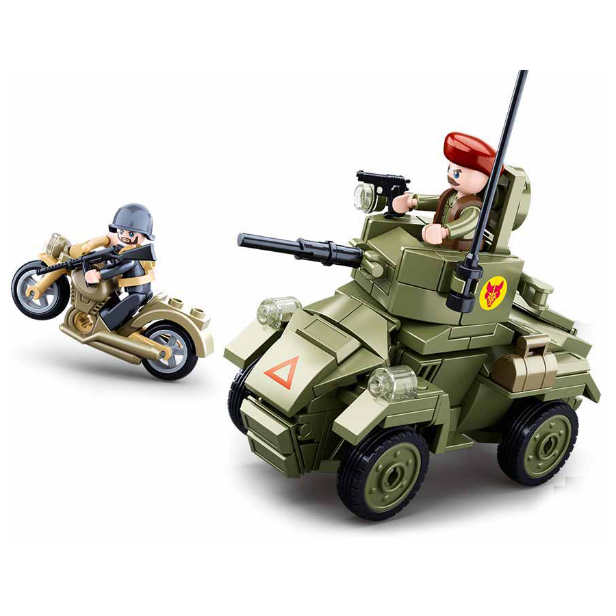 Sluban Small English Armored Vehicle M38-B0710 #16153