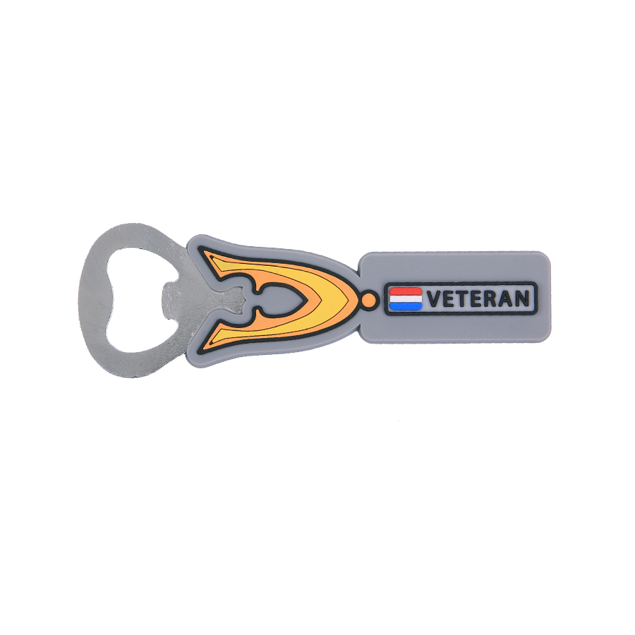 Flesopener 3D PVC Dutch Veteran Flesopener 3D PVC Dutch Veteran
