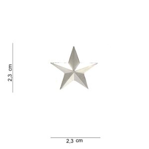 Embleem metaal Brig. Gen. 1 ster #6095